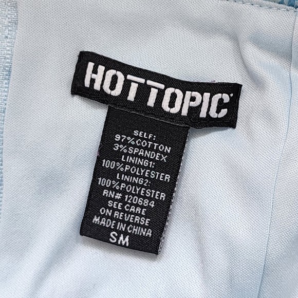 Hot Topic Blue Floral Tiki Swing Dress Size Small - Picture 10 of 10